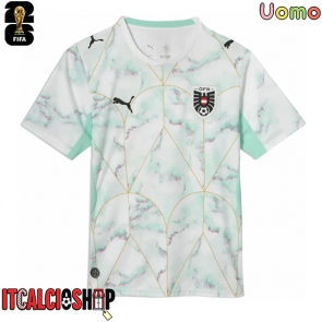 Austria Seconda Maglia Mondiali 2026 Manica Corta